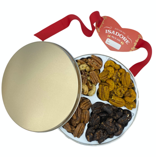 
                  
                    THE MIXED NUT GIFT TIN- Chai, Cocoa Orange, Lemon Rosemary, Turmeric. A curated selection of our best-selling nut blends that makes the perfect gesture.
                  
                