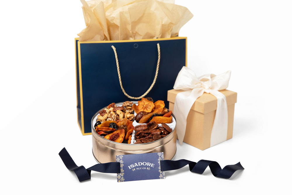 THE GOURMET DRIED FRUIT & PREMIUM NUT GIFT TIN